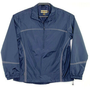 North End Pullover Jacket Women's Large Half Zip Softshell Blue New With Tags
